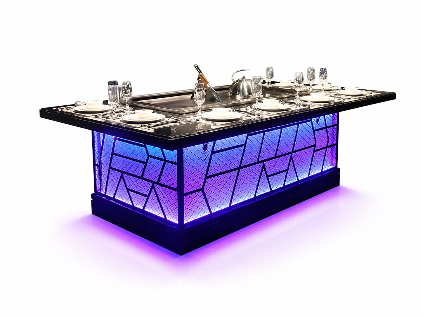 Skyline Series commercial teppanyaki grill table