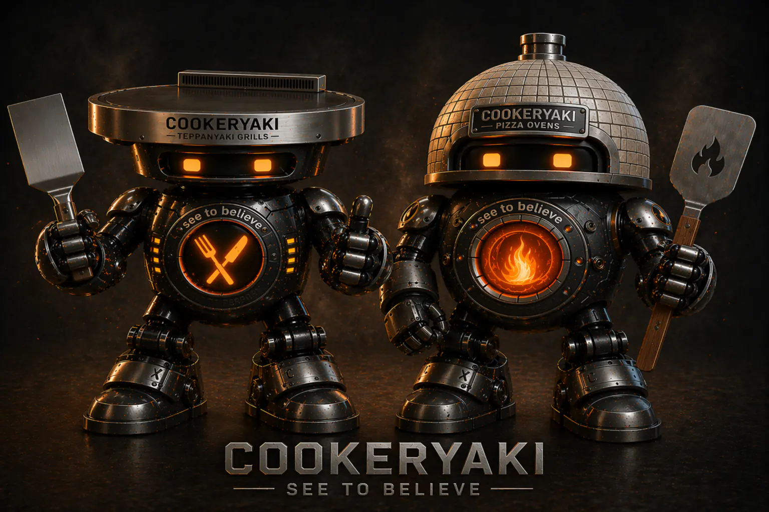 Cookeryaki See To Believe brand characters