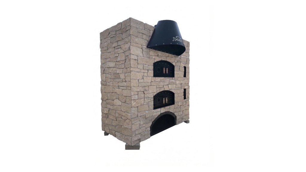 Custom stone pizza oven product image