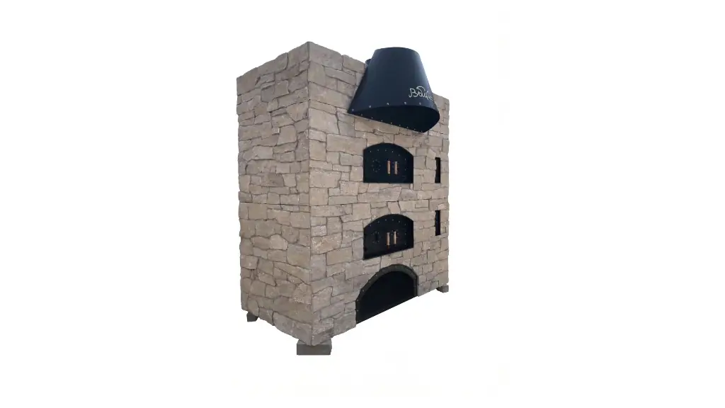 Custom stone pizza oven product image